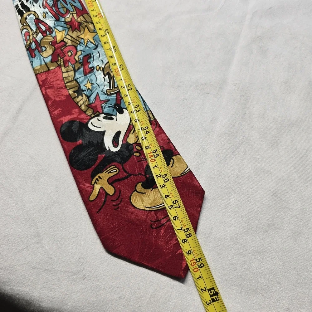 Mickey Unlimited Mickey Mouse Comic‎ Style Tie 59x3.5 Vintage
